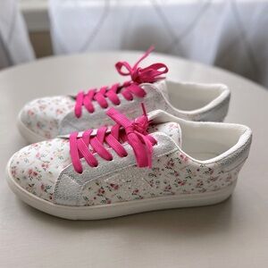 Corkys Supernova Floral Sneakers Glitter Star size 11
